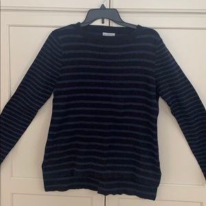 Women’s Liz Clairborne XL striped blue sweater